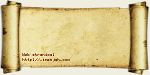 Nadja Mošorinac vizit kartica